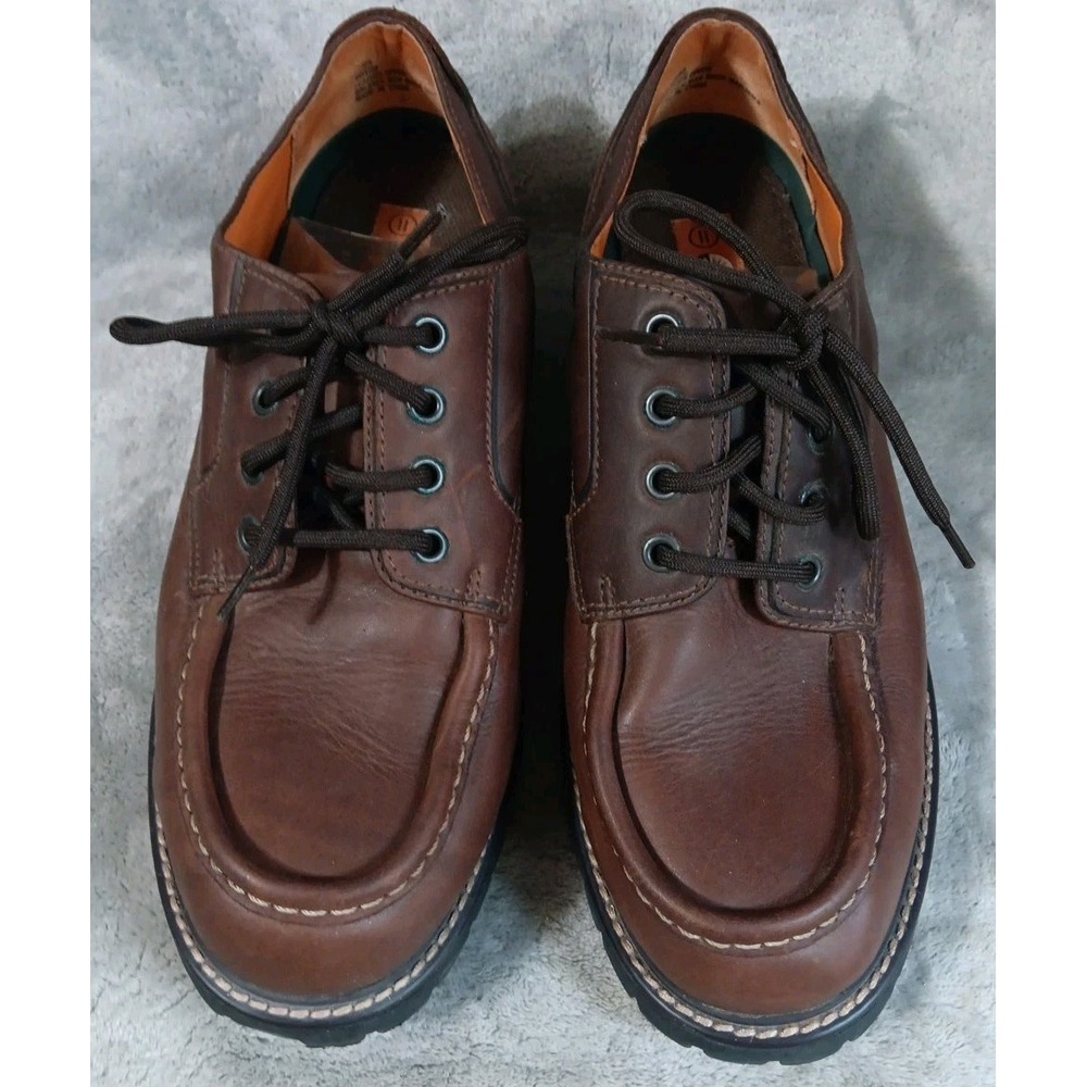 Earth Shoes Mens Oxford Shoes 11 Brown Leather Lewis Loafers Dress Casual READ